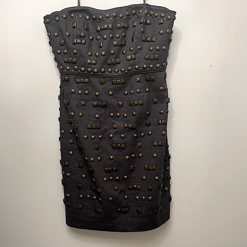 J. Crew Collection Studded Strapless Dress